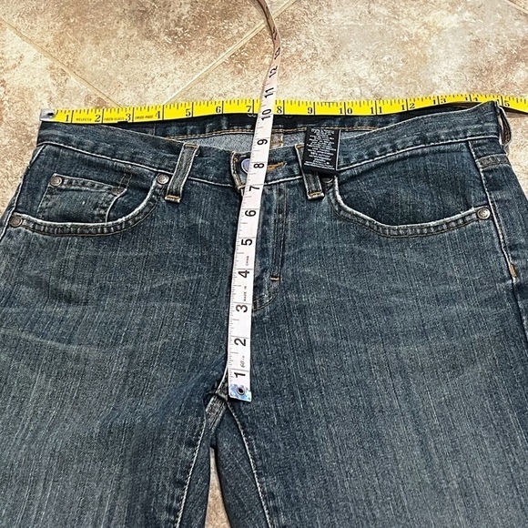 Calvin Klein Jeans Flare Mid Rise Medium Wash Denim Size 2 Blue Stretch - Picture 7 of 10